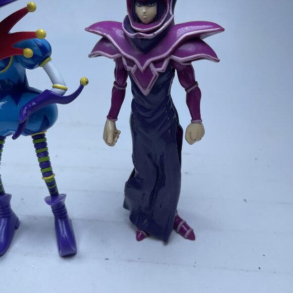 VINTAGE  Saggi The Clown + Dark Magician Yu Gi Oh Action 1996 Kazuki Takahashi - Picture 5 of 16